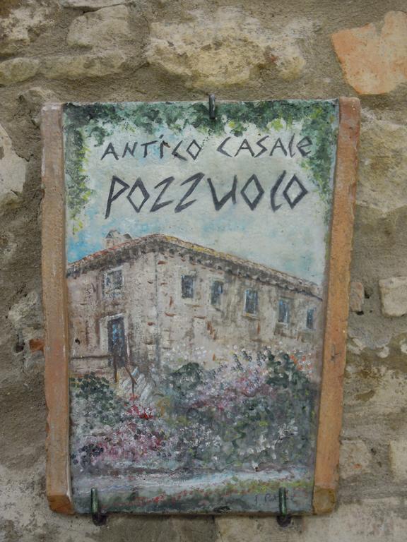 Villa Antico Casale Pozzuolo Seggiano Exterior foto